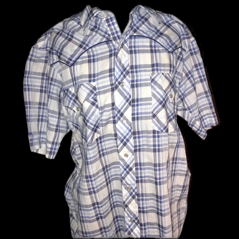 🔥Sheplers Western Pearl Snap Button Down Vintage
